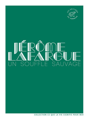 cover image of Un souffle sauvage